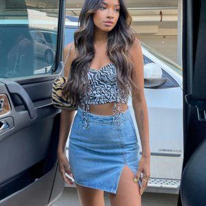 Lioness Mini Skirt Denim/Jean The Lola